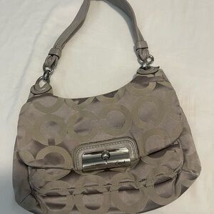 Coach Shoulder bag (grey/silver)